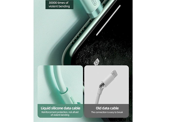 Charger For iPhone 12 Pro Max 11 X XR XS 8 7 6 6s 5 iPad Cord for Charging Charger Cable Liquid Silicone Cable For iPhone Cable