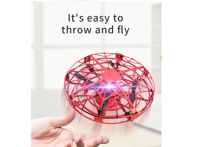 Mini Helicopter RC UFO Drone Aircraft Hand Sensing Infrared RC Quadcopter Electric Induction Toys for Children Christmas Gif