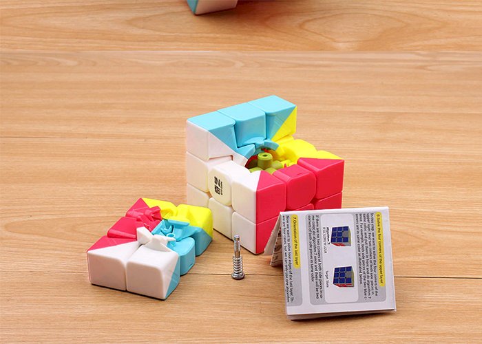 qiyi warrior s Magic Cube Colorful stickerless speed 3x3 cube antistress 3x3x3 Learning&Educational Puzzle Cubes Toys