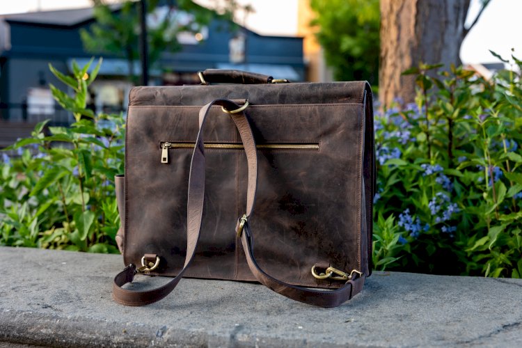 "The Sultan" Men's Convertible Messenger Bag/Backpack